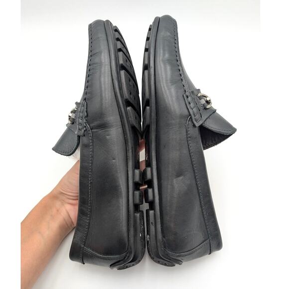 MJNY by Marc Joseph Slip-On Loafer Shoes Men's Leather Black Size US10 EU43 - Picture 4 of 11